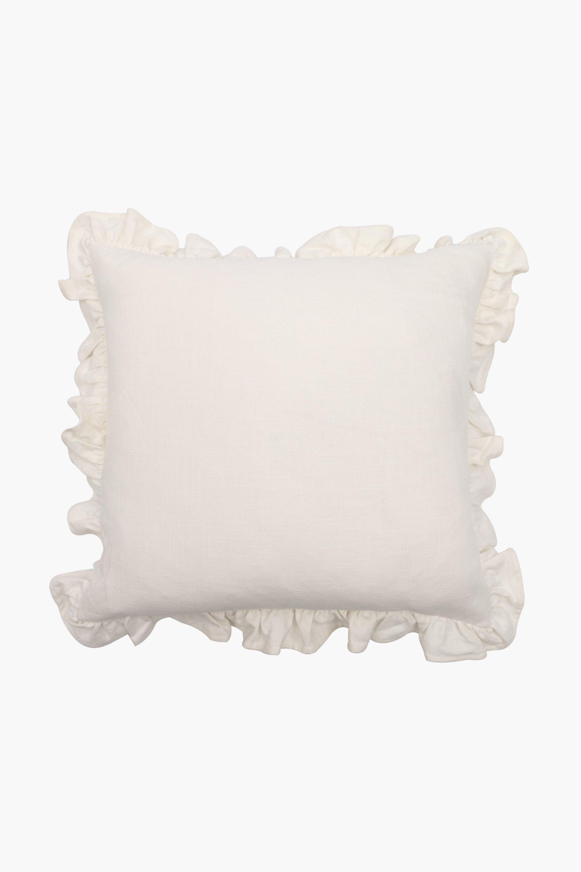 Edge Frill Scatter Cushion, 55x55cm