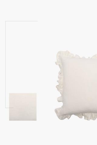 Edge Frill Scatter Cushion, 55x55cm