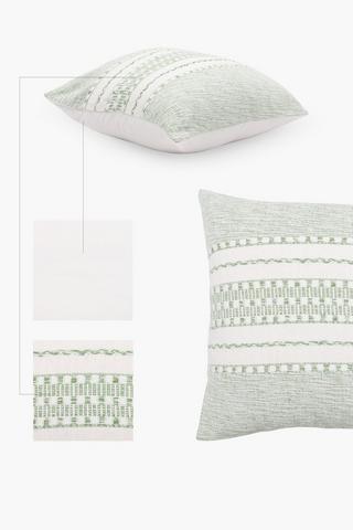 Textured Geometric Scatter Cushion, 50x50cm