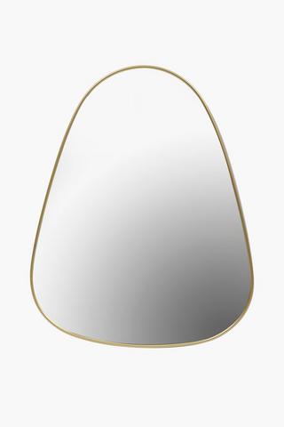 Teardrop Oval Mirror, 48cm