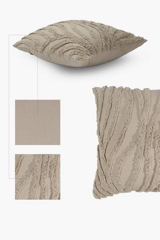 Textured Coral Scatter Cushion, 50x50cm