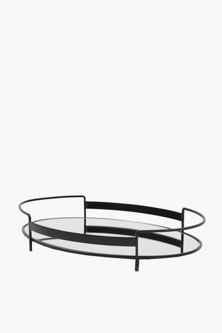 Classic Oval Mirror Tray, 42cm