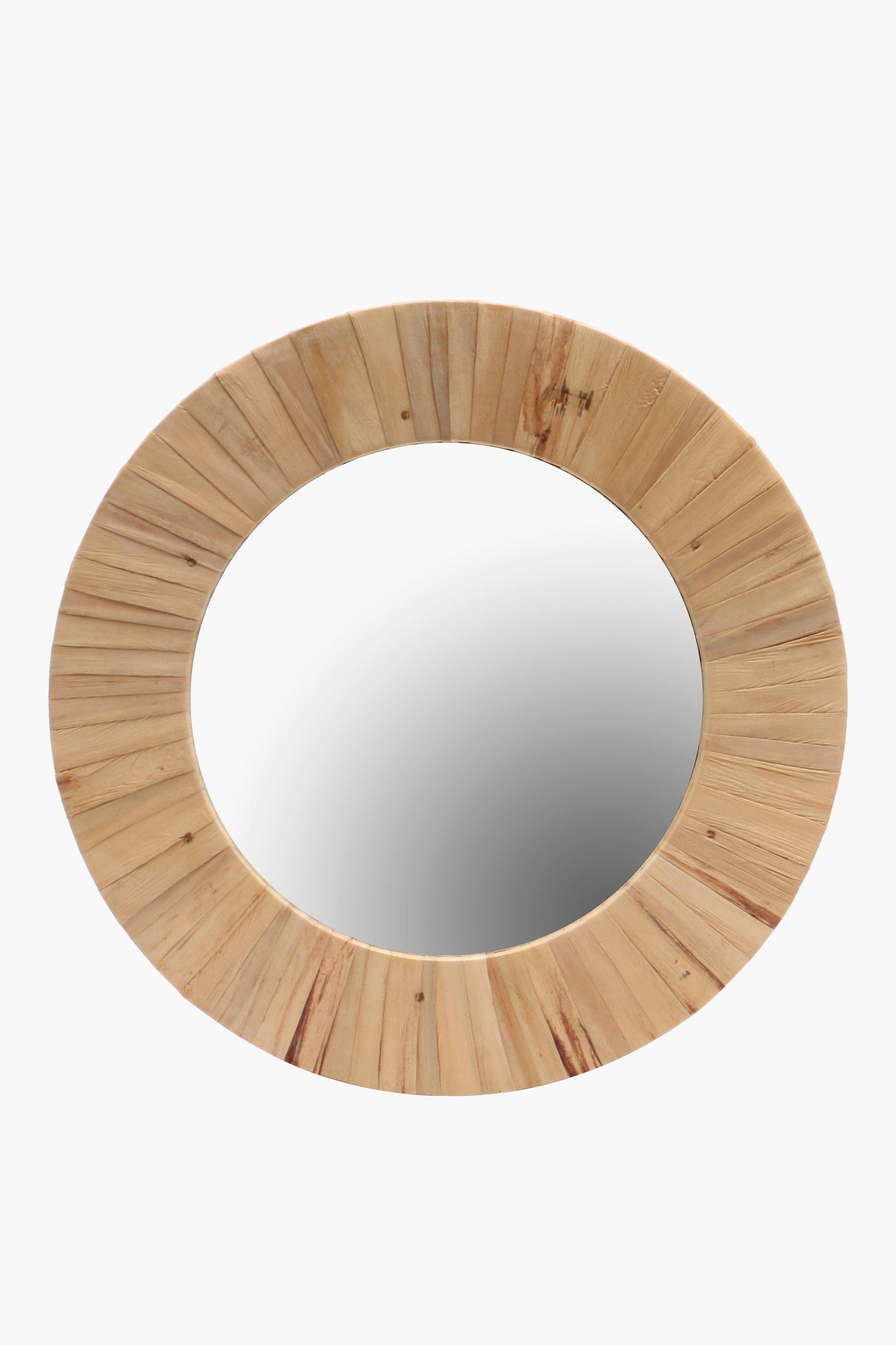 Rattan Border Mirror, 40cm