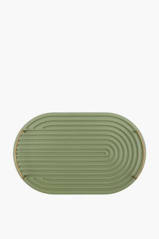 Oval Deco Tray, 19x30cm