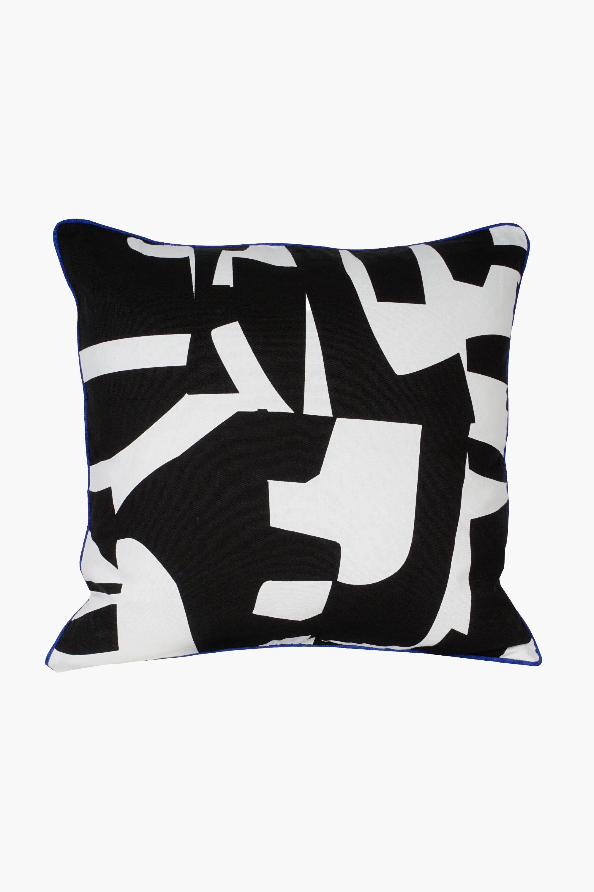 Printed Obsidian Geo Scatter Cushion, 50x50cm