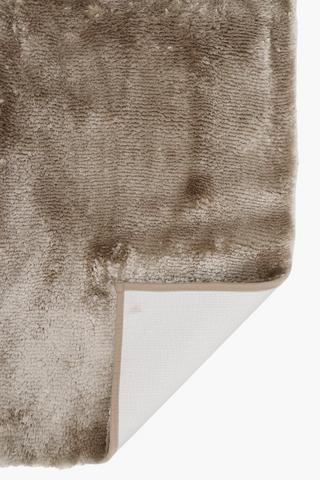 2 Piece Shaggy Pile Bath Mat Set