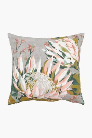 Printed Cape Protea Scatter Cushion Cover 50x50cm