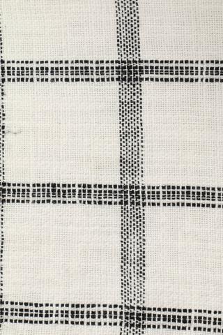Grid Tassel Cotton Tablecloth, 135x230cm