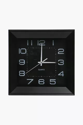 Bevel Square Clock, 30cm