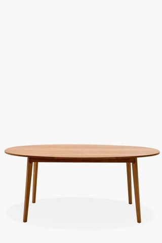 Oval Dining Table, 180x90x77 cm