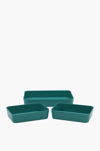 3 Piece Desk Organiser Set