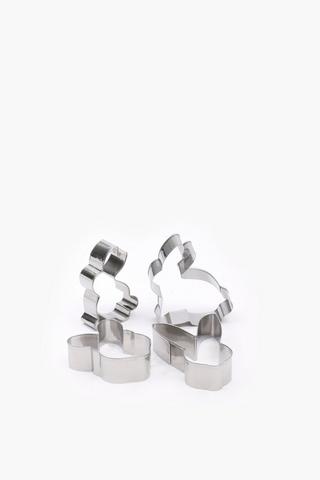 4 Piece Bunny Cookie Cutter Set