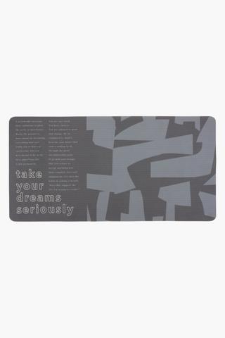 Pvc Affirmations Desk Mat 34x70cm