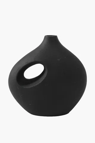 Kyrios Textured Bulb Vase, 19x20cm