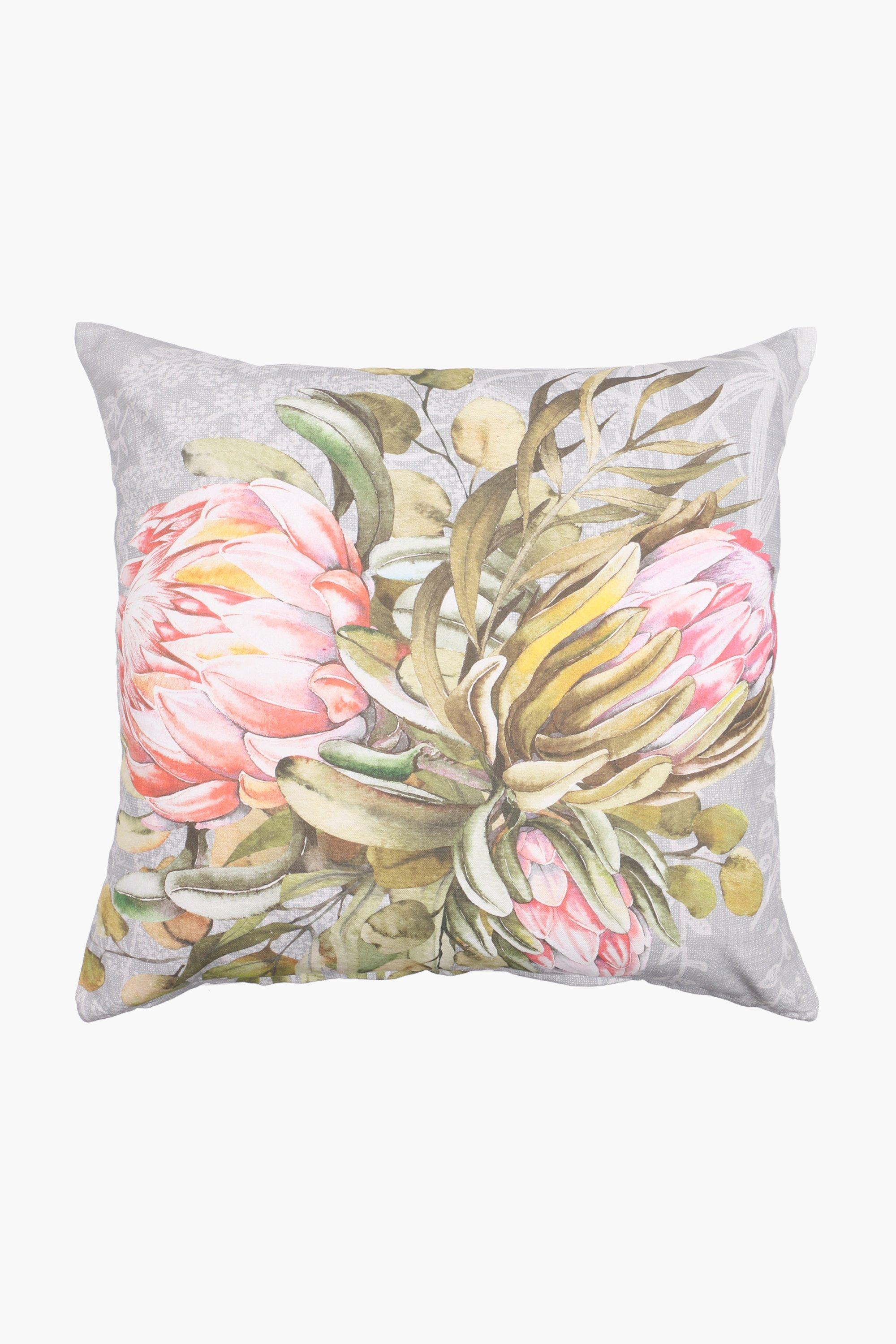 Printed Forest Protea Scatter Cushion Cover 60x60cm