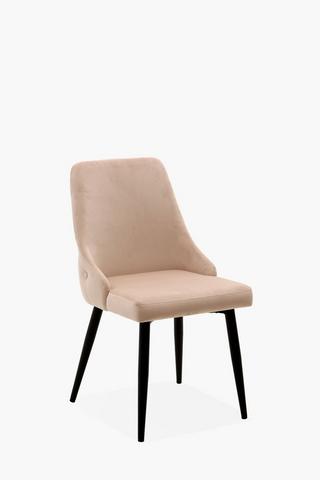 Button Back Dining Chair