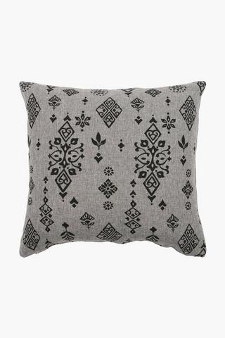 Printed Larimar Scatter Cushion, 45x45cm