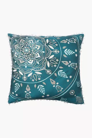 Printed Medallion Scatter Cushion, 50x50cm
