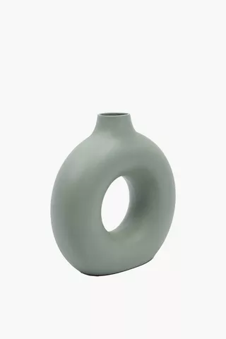 Organic Circle Vase, 30x32cm