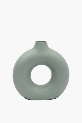 Organic Circle Vase, 30x32cm