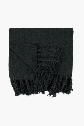 Chenille Tassel Throw,180x200cm