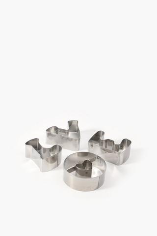 4 Piece Love Cookie Cutter Set