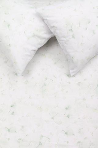 132 Thread Count Botanic Leaf Fitted Sheet
