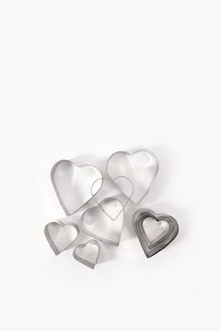 5 Piece Heart Cookie Cutter Set