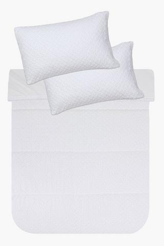 Soft Touch Clipped Texture Comforter Set