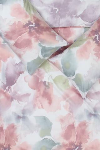 Soft Touch Printed Watercolour Floral Duvet Cover Set