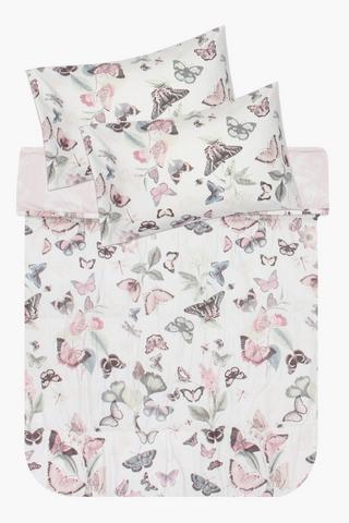 Soft Touch Amethyst Butterfly Comforter Set