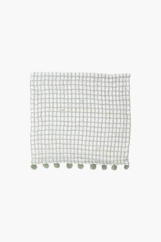 Waffle Swab With Poms