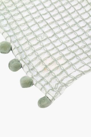 Waffle Swab With Poms