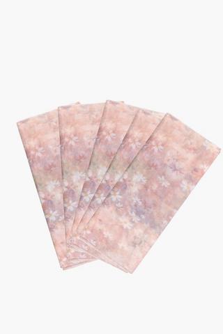 Pearl Metallic Floral Tisue Paper