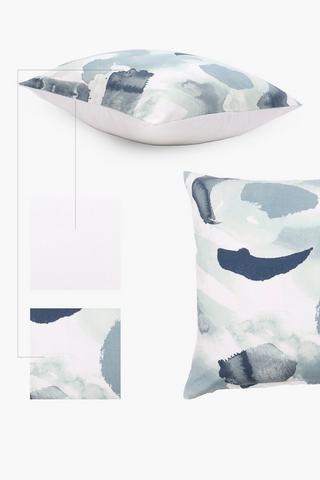 Printed Jet Scatter Cushion Cover, 50x50cm