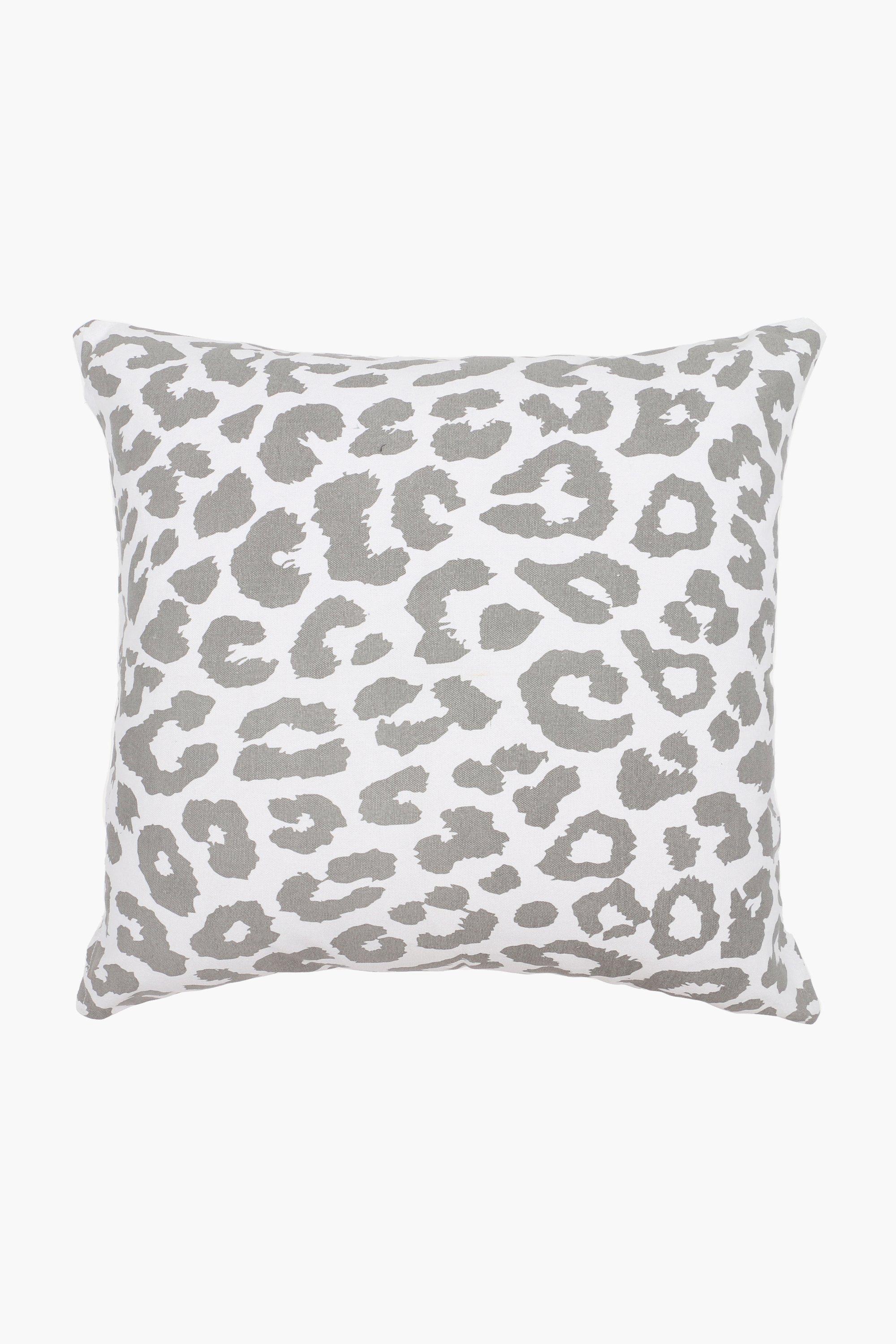 Printed Leopard Scatter Cushion Cover, 60x60cm
