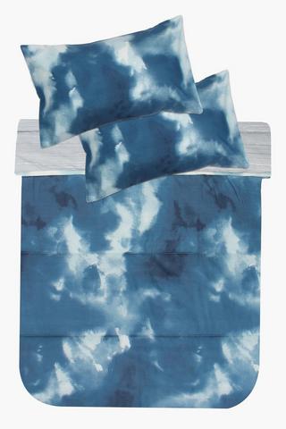 Microfibre Abstract Comforter Set