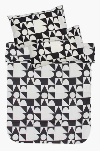 Microfibre Shapes Comforter Set