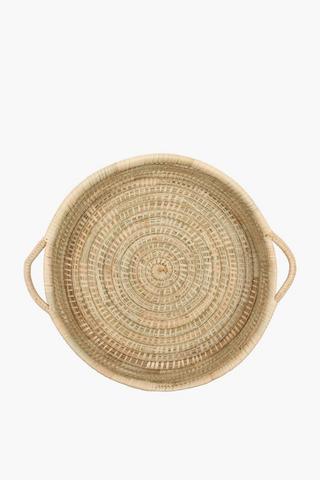 Woven Basket Serving Tray
