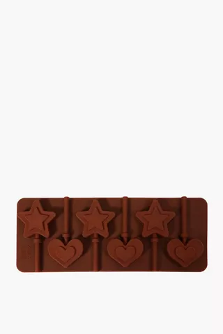 Silicone Heart And Star Chocolate Mould