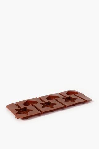 Silicone Heart And Star Chocolate Mould
