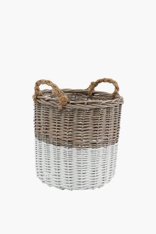 Khalahari Two Tone Basket Medium, 40cm Round