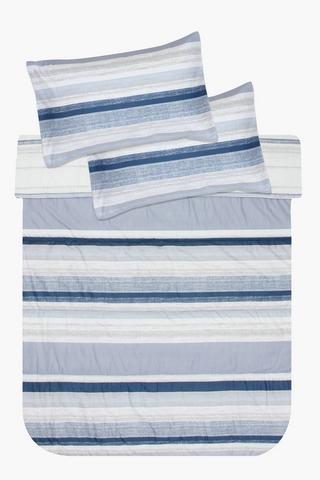 Soft Touch Ametrine Stripe Comforter Set
