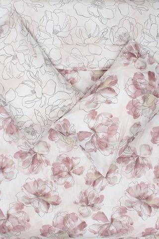 Microfibre Floral Comforter Set