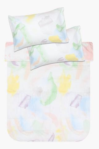 Soft Touch Abstract Pastel Comforter Set