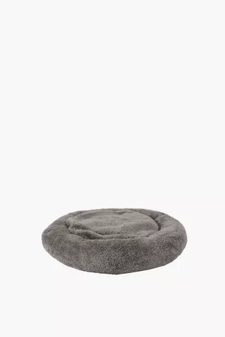 Faux Fur Round Pet Bed 40cm