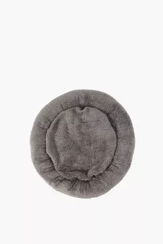 Faux Fur Round Pet Bed 40cm
