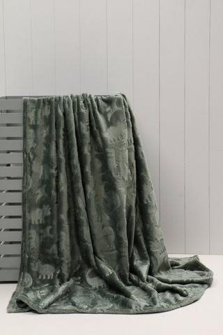 Dino Embossed Blanket, 150x180cm