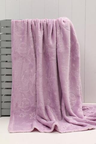 Doodle Embossed Blanket, 150x180cm