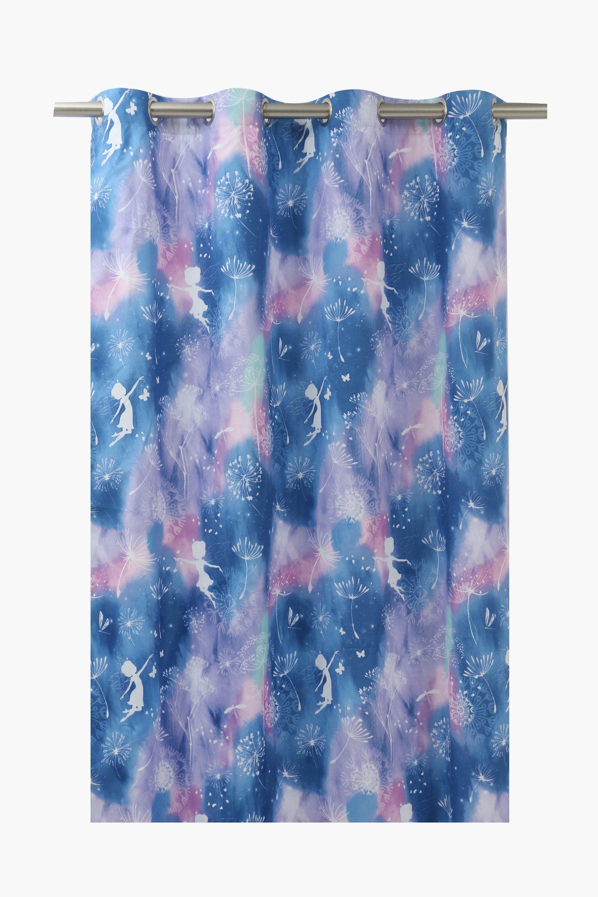 Glow In Dark Fairies Eyelet Curtain, 230x218cm